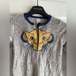 BNWT DISNEY Authentic The Lion King Gray and Blue Onesie